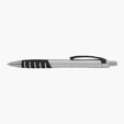 Apex Silver Plunge-Action Ballpoint Pen — view 3