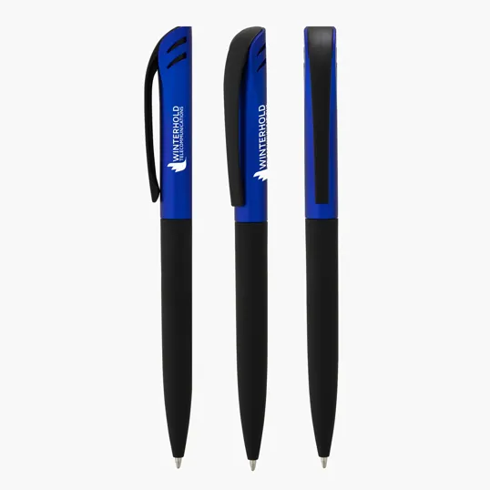 Basics Plastik Manchester Twist-Action Ballpoint Pen