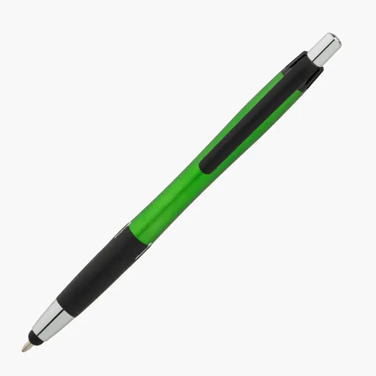 Basics Plastik Syracuse Plunge-Action Ballpoint / Stylus Pen — view 7