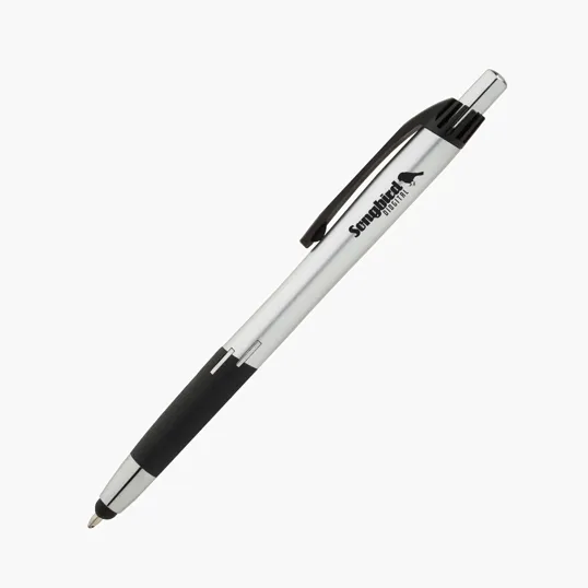 Basics Plastik Syracuse Plunge-Action Ballpoint / Stylus Pen — view 15