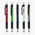 Basics Plastik Syracuse Plunge-Action Ballpoint / Stylus Pen