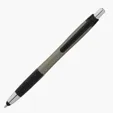 Basics Plastik Syracuse Plunge-Action Ballpoint / Stylus Pen — view 4