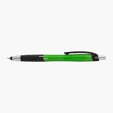 Basics Plastik Syracuse Plunge-Action Ballpoint / Stylus Pen — view 6
