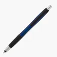 Basics Plastik Syracuse Plunge-Action Ballpoint / Stylus Pen — view 11