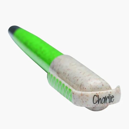 Charlie Plunge-Action Ballpoint Pen with Stylus and Mood Face — view 7