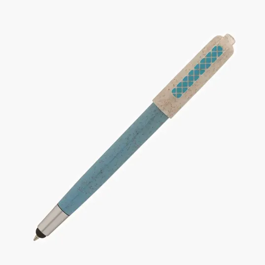 Charlie Plunge-Action Ballpoint Pen with Stylus and Mood Face — view 13