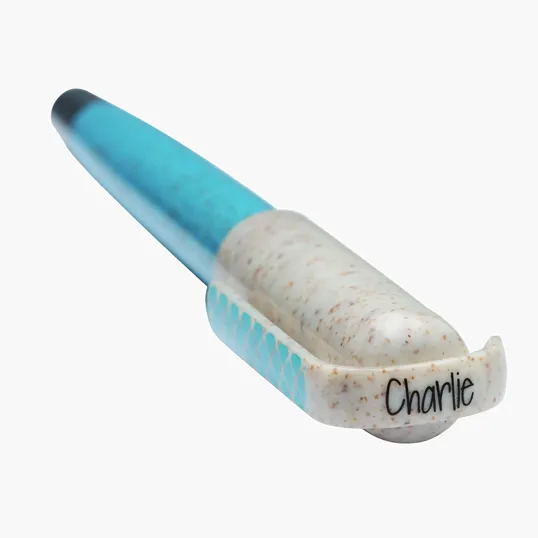 Charlie Plunge-Action Ballpoint Pen with Stylus and Mood Face — view 16