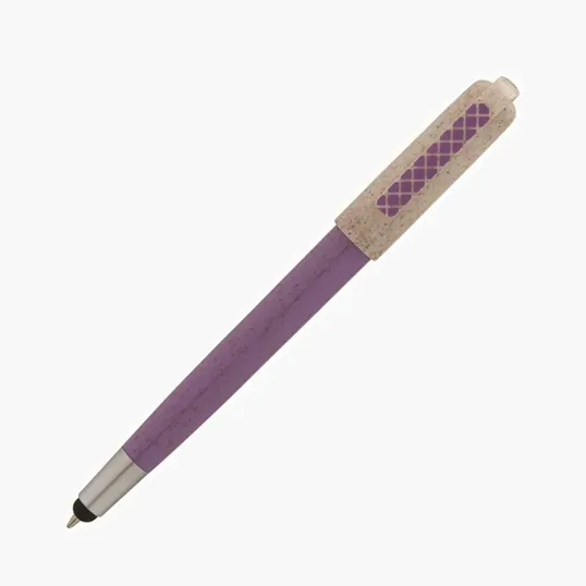 Charlie Plunge-Action Ballpoint Pen with Stylus and Mood Face — view 22