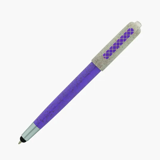 Charlie Plunge-Action Ballpoint Pen with Stylus and Mood Face — view 28