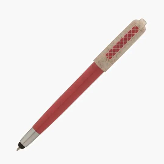 Charlie Plunge-Action Ballpoint Pen with Stylus and Mood Face — view 33