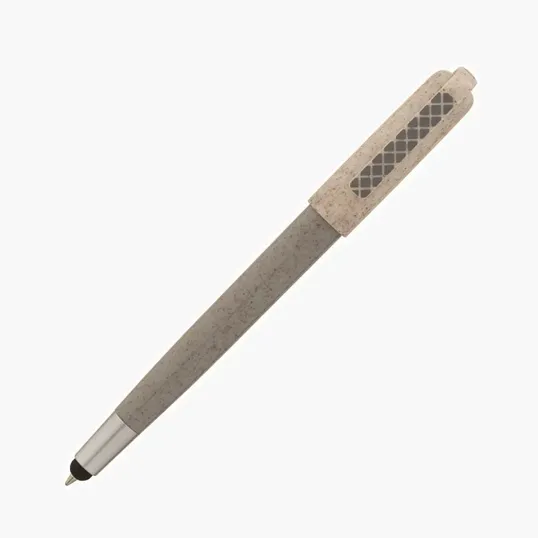 Charlie Plunge-Action Ballpoint Pen with Stylus and Mood Face — view 43