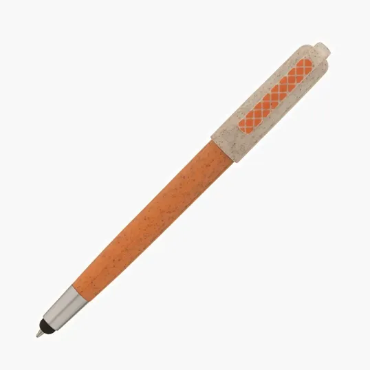 Charlie Plunge-Action Ballpoint Pen with Stylus and Mood Face — view 55