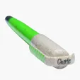 Charlie Plunge-Action Ballpoint Pen with Stylus and Mood Face — view 7