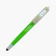 Charlie Plunge-Action Ballpoint Pen with Stylus and Mood Face — view 10