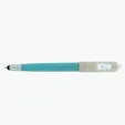 Charlie Plunge-Action Ballpoint Pen with Stylus and Mood Face — view 15