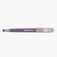 Charlie Plunge-Action Ballpoint Pen with Stylus and Mood Face — view 23