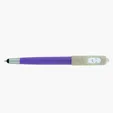 Charlie Plunge-Action Ballpoint Pen with Stylus and Mood Face — view 25