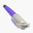 Charlie Plunge-Action Ballpoint Pen with Stylus and Mood Face — view 26