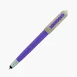 Charlie Plunge-Action Ballpoint Pen with Stylus and Mood Face — view 28