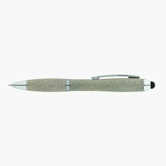 Basics Plastik Olivia Twist-Action Ballpoint Pen with Stylus — view 9