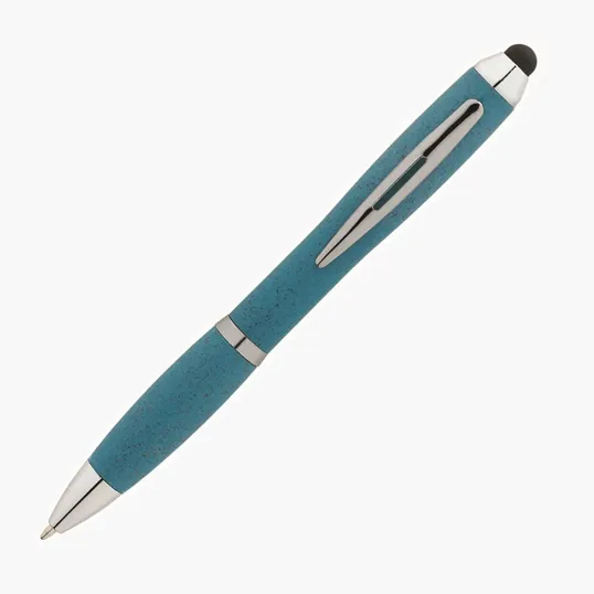 Basics Plastik Olivia Twist-Action Ballpoint Pen with Stylus — view 11