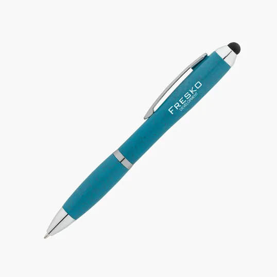 Basics Plastik Olivia Twist-Action Ballpoint Pen with Stylus — view 12