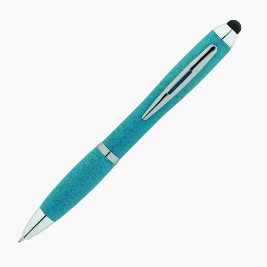 Basics Plastik Olivia Twist-Action Ballpoint Pen with Stylus — view 14