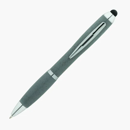 Basics Plastik Olivia Twist-Action Ballpoint Pen with Stylus — view 19