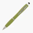 Basics Plastik Olivia Twist-Action Ballpoint Pen with Stylus — view 3