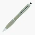 Basics Plastik Olivia Twist-Action Ballpoint Pen with Stylus — view 10