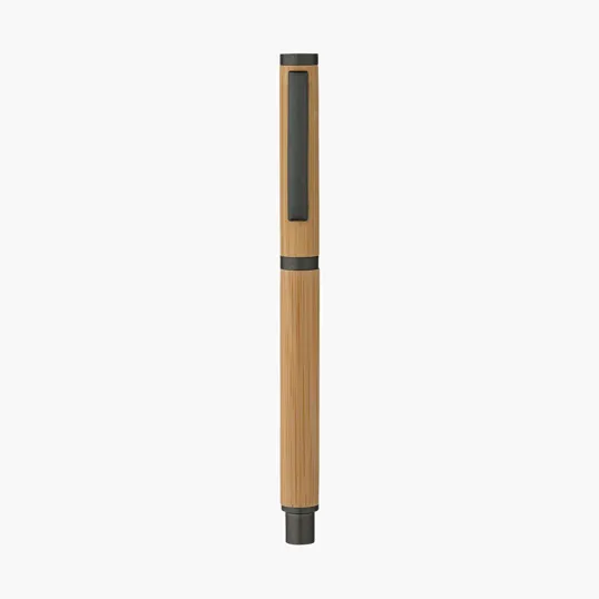 Hana Bamboo Cap-Off Ballpoint Pen — view 3