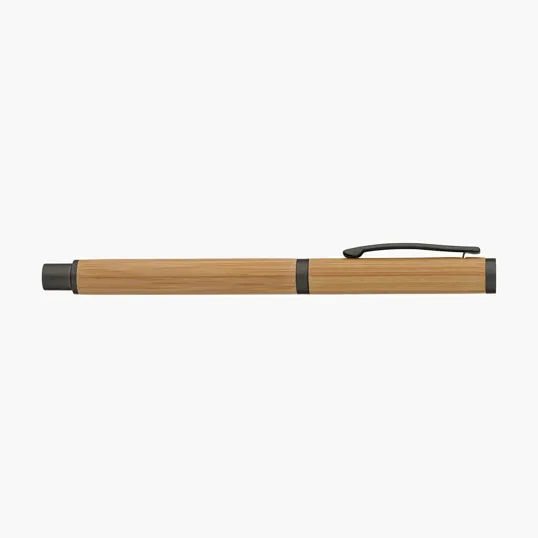 Hana Bamboo Cap-Off Ballpoint Pen — view 4