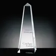 Dolmen II Medium Crystal Obelisk Award