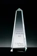Dolmen II Medium Crystal Obelisk Award — view 2