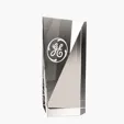 Calle Il Large Wedge Cut Crystal Block — view 5