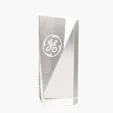 Calle Il Large Wedge Cut Crystal Block — view 6