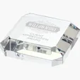 Taranto Square Crystal Paperweight — view 2