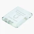 Prato Rectangle Crystal Paperweight — view 2