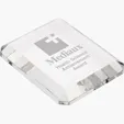 Prato Rectangle Crystal Paperweight — view 3