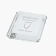Prato Rectangle Crystal Paperweight — view 4
