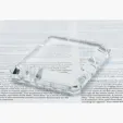 Prato Rectangle Crystal Paperweight — view 7