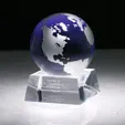 Firmada II Blue Crystal Globe — view 2