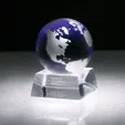 Firmada II Blue Crystal Globe — view 3