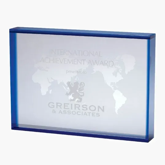 Crystal World Map Award