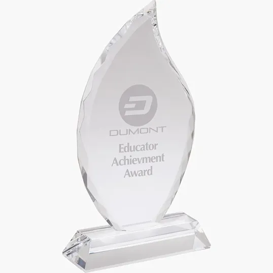 Large Crystal Flame Award — view 2
