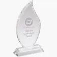Large Crystal Flame Award — view 2