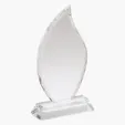 Large Crystal Flame Award — view 3