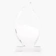 Large Crystal Flame Award — view 4