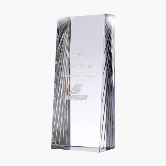 Alcor Crystal Polygon Tower Award — view 2