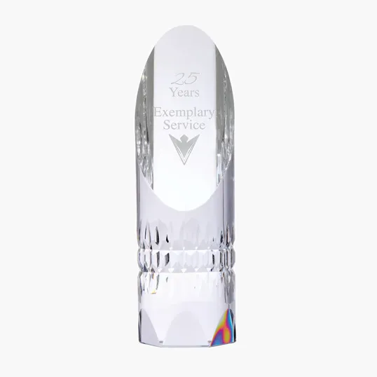 Alphard Slanted Crystal Trophy